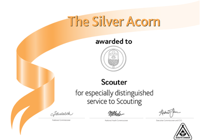Scouts Canada The Silver Acorn