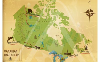 Canadian Trails Map